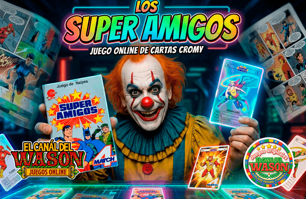 Las cartas de los Super Amigos: ¡Juego y nostalgia Online!.