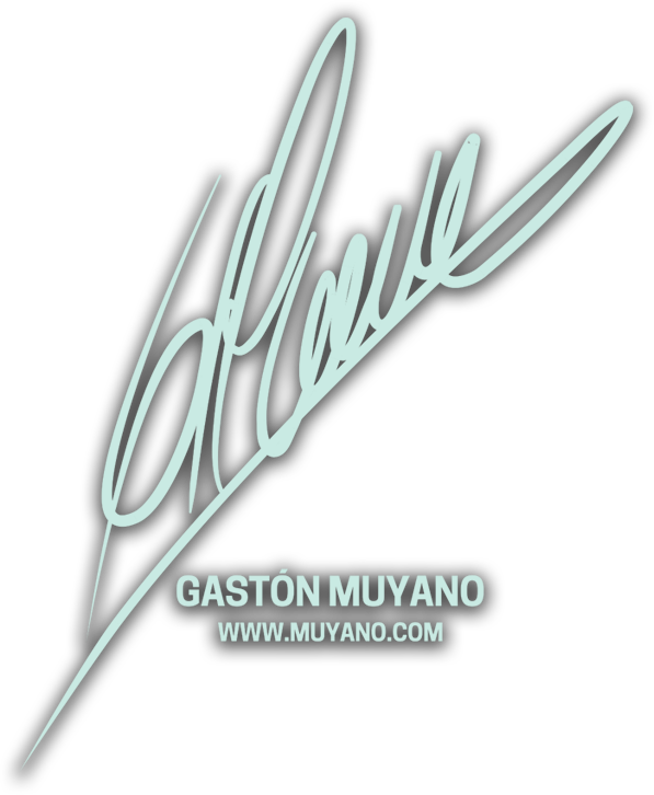 Gaston Muyano Signature Logo